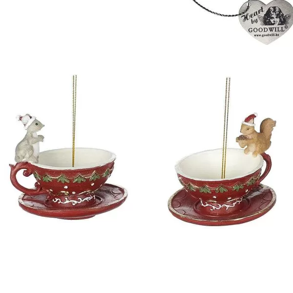 Goodill Belgium 2020 Mc 35002 Xmas Mouse Squirrel On Cup 2 Assorted^Goodwill Best