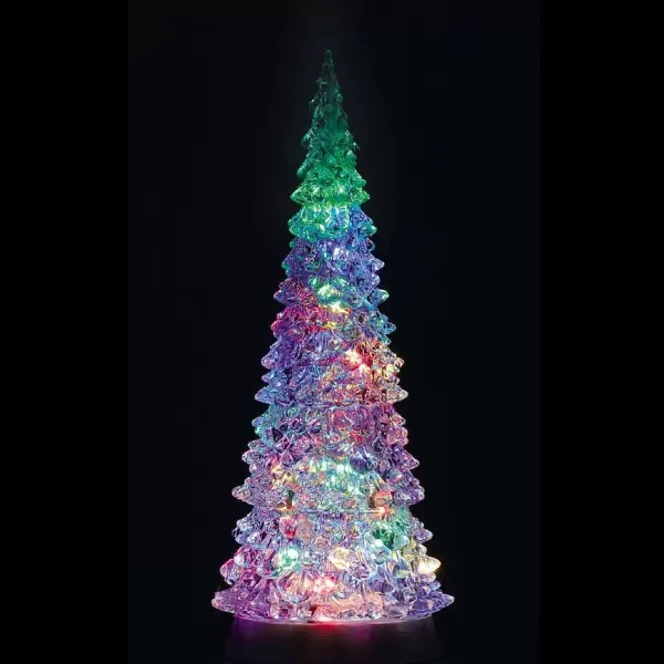 Crystal Lighted Tree, 4 Color Changeable & Color Transformation, Xl, B/O (4.5V) 94510 General^Lemax Cheap