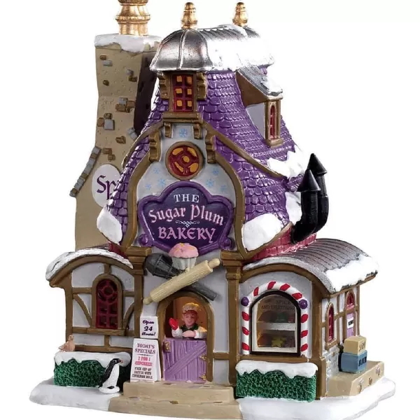 Sugar Plum Bakery, B/O Led 95531 Santa'S Wonderland^Lemax Hot